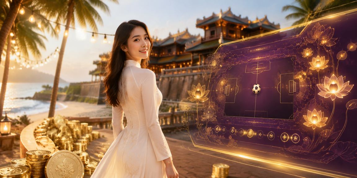 Người dùng tại Huế xem thông tin casino và thể thao trên giao diện Việt